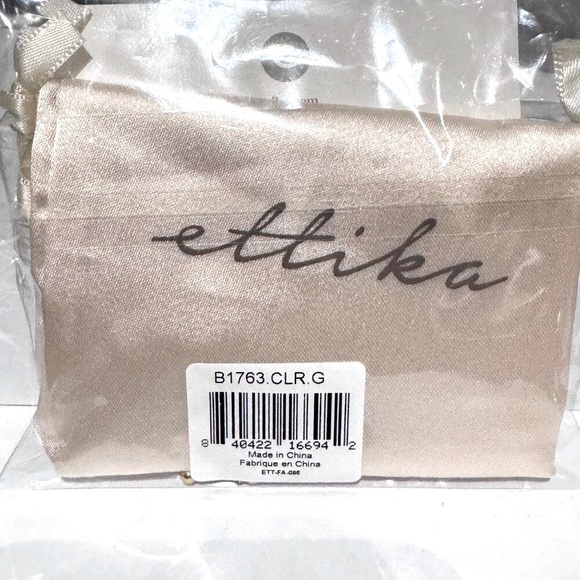 👑 Stunning Ettika 18k Gold Plated Adjustable Crystal Bracelet - Brand New 👑 - Picture 12 of 14